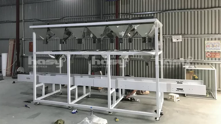 Hệ thống cân định lượng Asean Tire sau khi HASY chế tạo xong